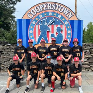 2022 12U Cooperstown Team